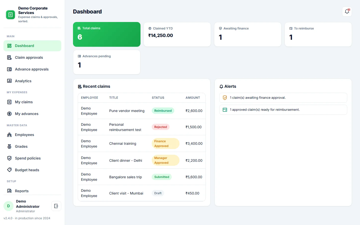 Expense Claim & Reimbursement Software