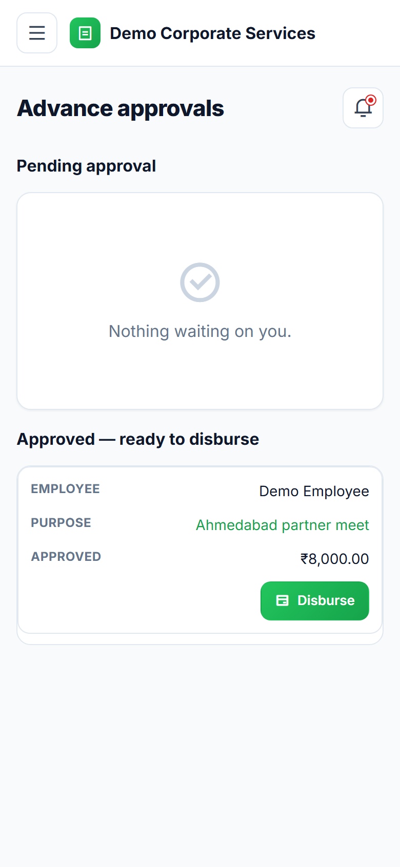Expense Claim & Reimbursement Software screenshot