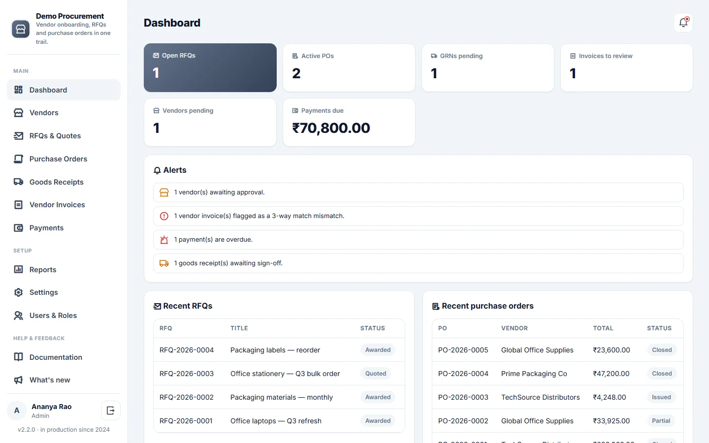 Vendor & Supplier Management Software